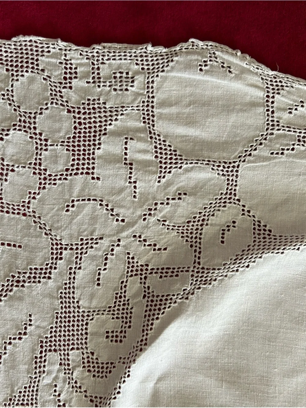 Handmade vintage linen